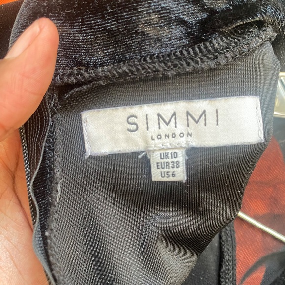 ASOS Velvet + Mesh jumpsuit - Picture 4 of 5